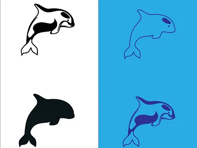 fish logo icon animal logo minimalist branding design graphic design initial letter logo logo design vector