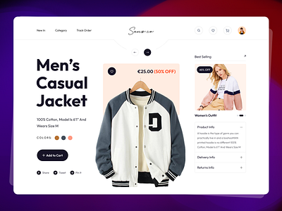 Clothing Shop Website Design clothe clothing website ecommerce fashion fashion brand home page landing landing page minimal modern shopify shopify website ui web design web header webflow website website wix website wordpress wordpress website