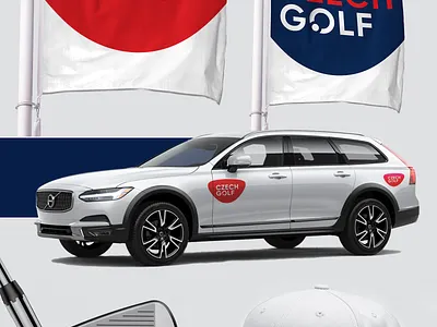 Logo & Branding / CZECH GOLF branding corporate identity design graphic design logo logo design vector visual identity