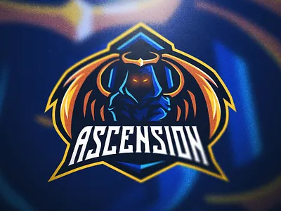 ASCENSION angel branding cool design esports gaming logo illustration logo mascot ui vector wings