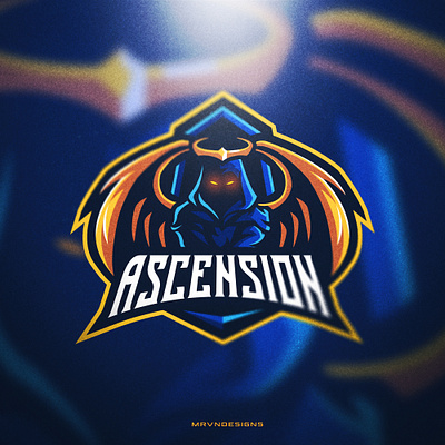 ASCENSION angel branding cool design esports gaming logo illustration logo mascot ui vector wings