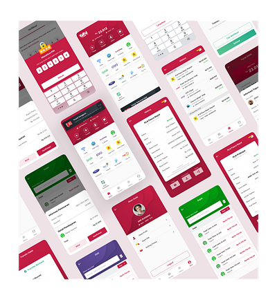 Wallet App - Multiplatform 3d animation app branding dashboard electricity gopay graphic design indonesia mobile app motion graphics ovo purchase ui voucher wallet wallet app