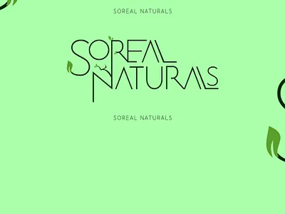SOREAL NATURALS (LOGO SUBMISSION) brand identity branding cosmetics graphic design graphic designer logo logo design nature