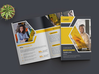 Corporate Brochure Design Or Company Profile Design annul repost borchure branding business brochure business flyer business leaflet template company profile corporate flyer design flyer design ideas illustration leaflet design templates real estate flyer