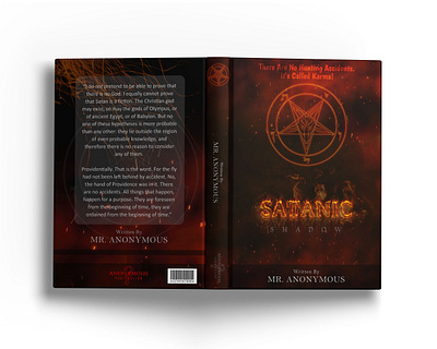 SATANIC SHADOW Book Cover adobe illustrator adobe photoshop artwork book book cover book cover design cover cover design design digital art ebook ebook cover ebook cover design graphic design print ready art print ready design typography