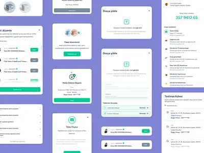 Amerika Postam: Dashboard chart component dashboad elements illustration shipping ui ux web website