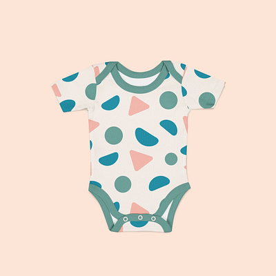Surface Pattern Design for Baby Onesie graphic design illustration surfacepatterndesign vector