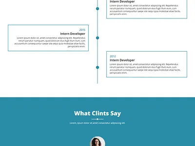 Portfolio website animation landign page web design website website design