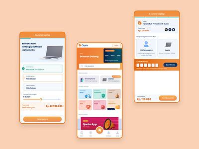 Qoala's App 3d animation app application graphic design mobile mobile design motion graphics qoala qoala app qoalaapp responsive responsive design ui uiux