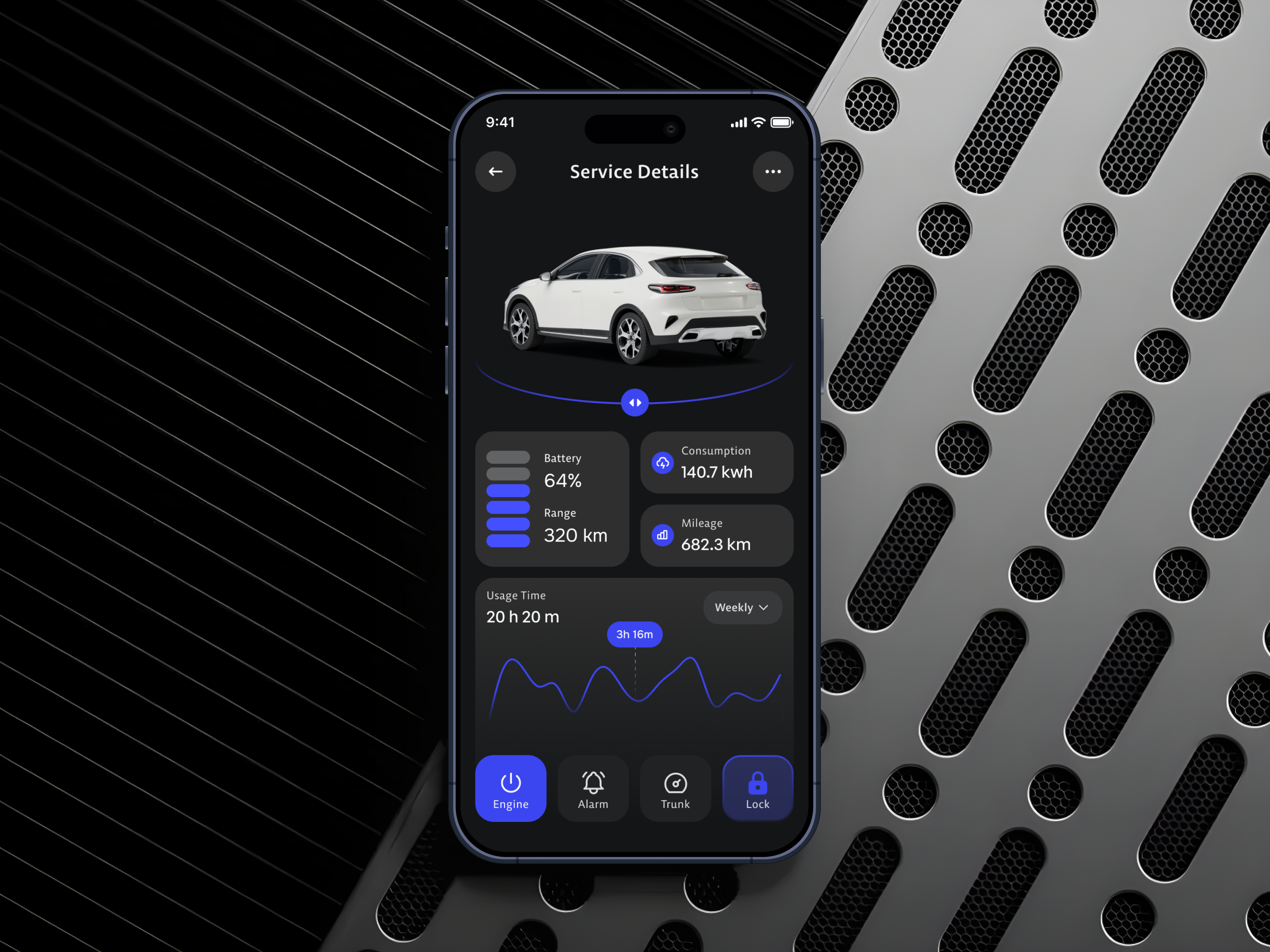 Car Parking Mobile IOS App Design booking car car app car parking car parking app dark mode driving mobile app nearby park parking parking app parking mobile app parking slot parking space rental app ui vehicle