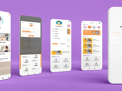 Pet Training App animation branding graphic design ui