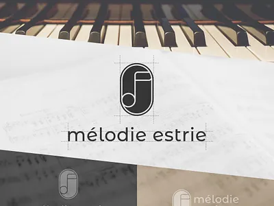 Logo - Mélodie Estrie (Music School) branding design graphic design illustrator logo vector