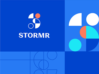 Stormr / logo proposal branding design geometry graphic design illustration letter logo logotype symbol type vector