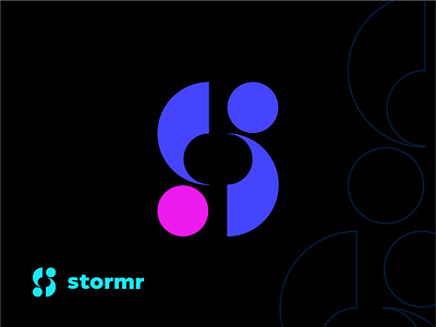 Stormr design geometry graphic design letter logo logotype s symbol type vector