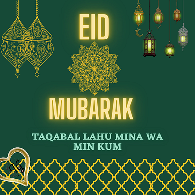 Eid card design graphic design logo