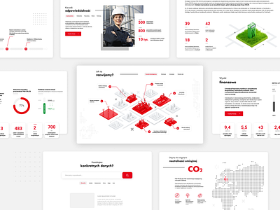 ORLEN Integrated Report 2020 3d agency charts clean corporate data data visualization design golden goldengrid grid minimal presentation report tables ui ux