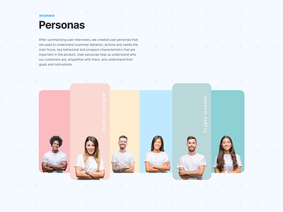 Personas | UX Research design illustration minimal sergushkin ui ux ux personas ux research web website