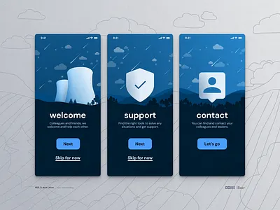 App Onboarding Screens app app design design graphic design illustration onboarding ui uiux vector