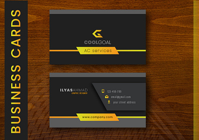 Black Gray visiting card black branding business card graphic design grey stationery visiting card