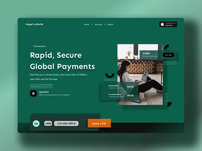 Landing page app branding design graphic design illustration logo typography ui ux vector website