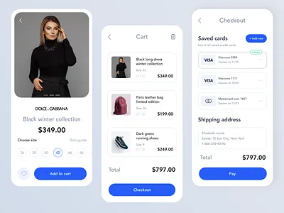 Credit card checkout page app branding checkout checkoutpage clean creditcard dailyui dailyui002 design graphic design illustration logo minimal mobile ui
