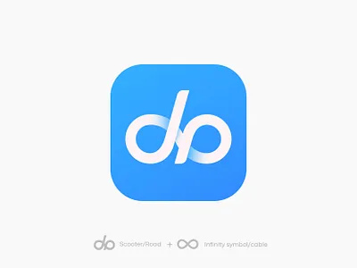 Ready Go Project App Logo app logo branding design design logo ev gradient icon logo mobile app logo scooter symbol vehicle