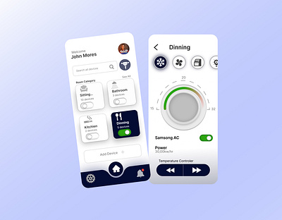 Light mode controller activity app design ui ux