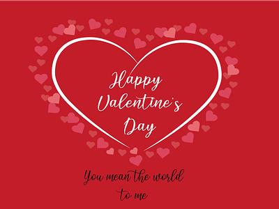St.Valentine's Day illustration design illustration love red romantic st.valentines day tender