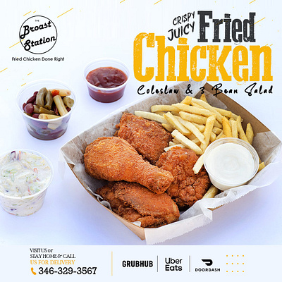 Crispy Juicy Fried Chicken Ad!