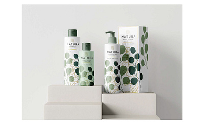 Natura Skincare - Branding, Labels, Logo, Packaging Design - Gra brand branding concept design graphic design illustration logo