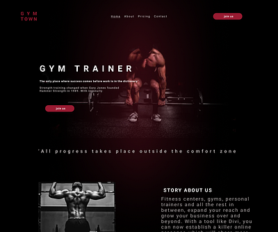 Gym Town Web UI