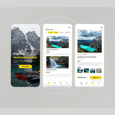 Travel app for mobile app appdesign design figma figmadesign mobileapp travel travel agency travelapp traveling ui uidesign user interface uxui