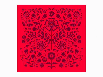 Flower Pattern floral pattern flower illustration nature pattern petals season spring vector warm