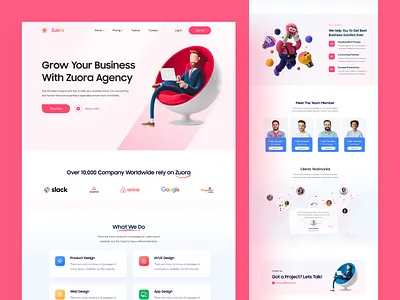 Zuora - Business growing app business soluation clean design design graphic graphic design growing homepage illustration landing landing page logo minimal people popular ui web web ui website website design