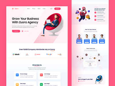 Zuora - Business growing app business soluation clean design design graphic graphic design growing homepage illustration landing landing page logo minimal people popular ui web web ui website website design