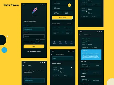 Flight Booking App UI app design flight flight booking illustration mobile mobile app mobile app design mobile design space space travel ui