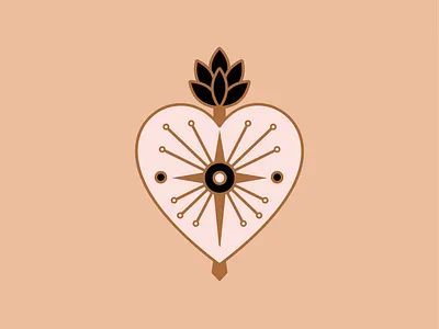 Young Hearts branding graphic design heart illustration heart logo illustration logo medieval icon medieval illustration romeo and juliet shakespeare