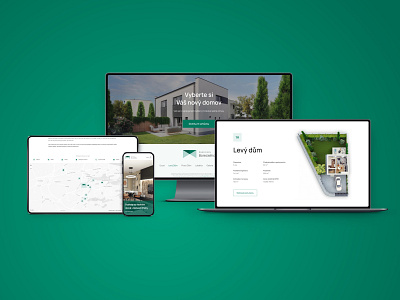 Property Webdesign - RD Boreckého green landingpage property real estate web design webdesign