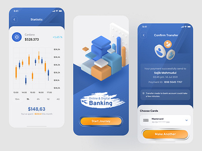 Online & Digital Banking Mobile apps Design bank banking banking apps card crypto crypto apps crypto currency crypto currency apps currency currency apps digital bank financial app fintech fintech apps ios mobile mobile design money online bank syful