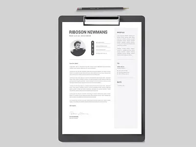 FREE Resume Template branding clean clearly cover letter creative cv design cv template design graphic design illustration infographic manager microsoft motion graphics professional resume resume design resume template student ui