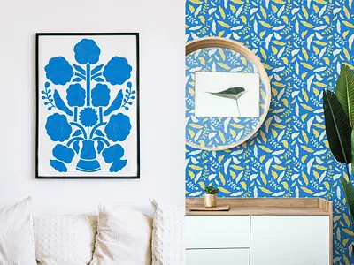 Sunflower Tree Set adobe illustrator branding folk art illustration ornament pattern design poster procreate sunflower ukraine ukrainian wallpaper