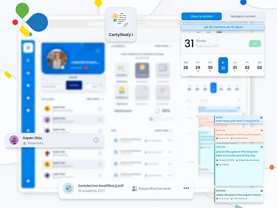 BILINGUAL FUTURE.APP - Desktop Teacher Dashboard 3d animation app branding concept dashboard design graphic design illustration language learning logo software typography ui user user inteface ux