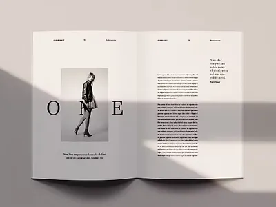 Free Quinn - Magazine Template architects branding catalog clean company cover design graphic design illustration indesign magazine magazine template motion graphics paragraph paragraph styles print printable promotion template ui