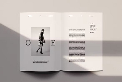 Free Quinn - Magazine Template architects branding catalog clean company cover design graphic design illustration indesign magazine magazine template motion graphics paragraph paragraph styles print printable promotion template ui