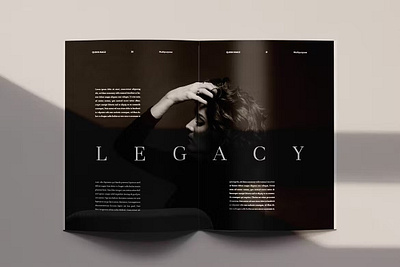 Free Quinn - Magazine Template architects branding catalog clean company cover design graphic design illustration indesign magazine magazine template motion graphics paragraph paragraph styles print printable promotion template ui