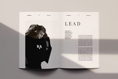 Free Quinn - Magazine Template architects branding catalog clean company cover design graphic design illustration indesign magazine magazine template motion graphics paragraph paragraph styles print printable promotion template ui