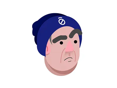 Ancelotti beanie character character design coach football futbol hala madrid hood illustration italian madrid man old old man real madrid soccer vector