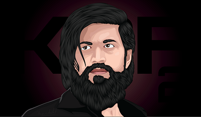 The Vector of Yash, KGF 3d 3d vector animation art cartoon art cartoon portrait cartoon your self in vector design face illustration face into vector graphic design illustration kgf realistic realistic art realistic face vector vector art vector illustration vector portrait yash varma