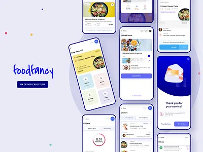Foodfancy UX Design Case Study app design process best design best ux best ux designer cafe case study chef app complete design process complete project design process food delivery app full project home made food app restaurant ux design ux design process