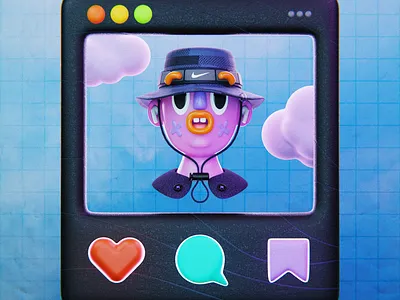 Minemo 3d animation blender design diorama gamedev illustration light logo ui